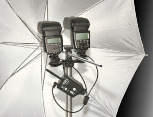 Double Strobe Umbrella Bracket